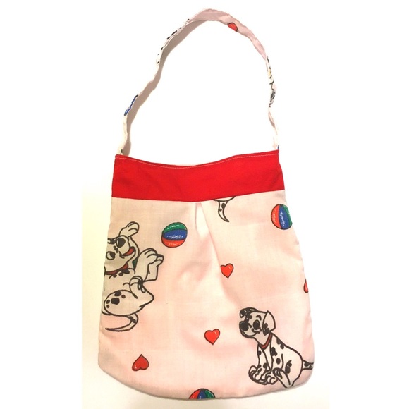 Other - Vintage 90 101 Dalmatians Disney Fabric little Girl Purse